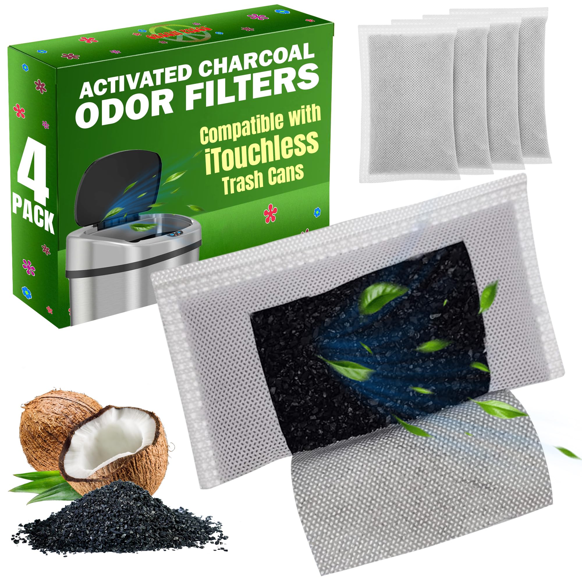 Amazon.com: Green Piece® Activated Charcoal Air Filters for Odor